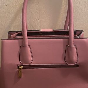 Dark pastel pink purse